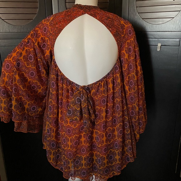 Free People Gabi Printed Tunic New Size Medium - Picture 3 of 11